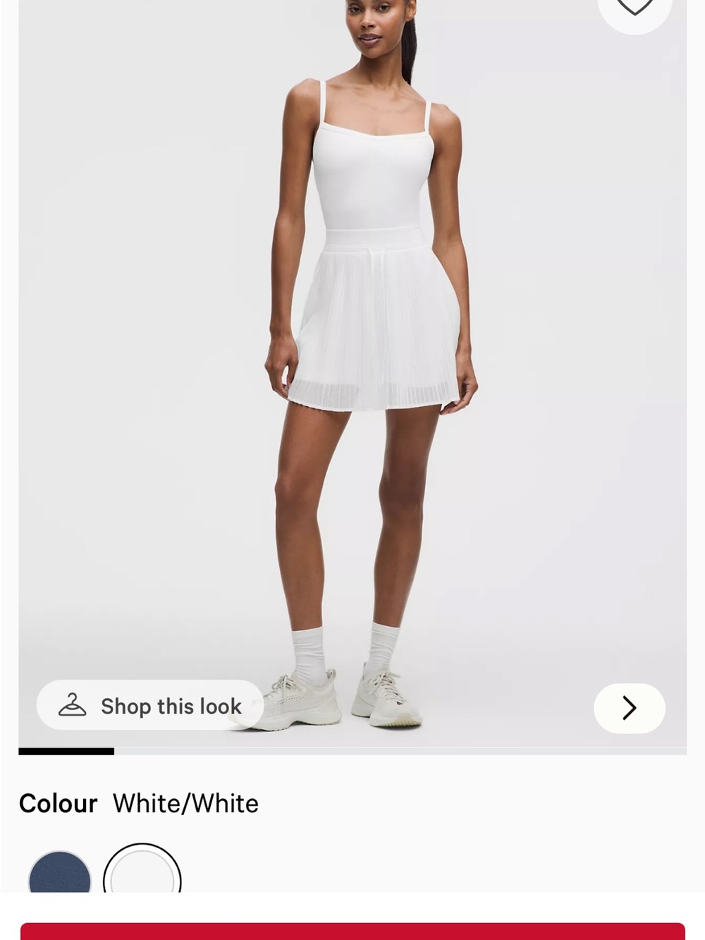Lululemon Ace Advantage Cutout Tennis Dress